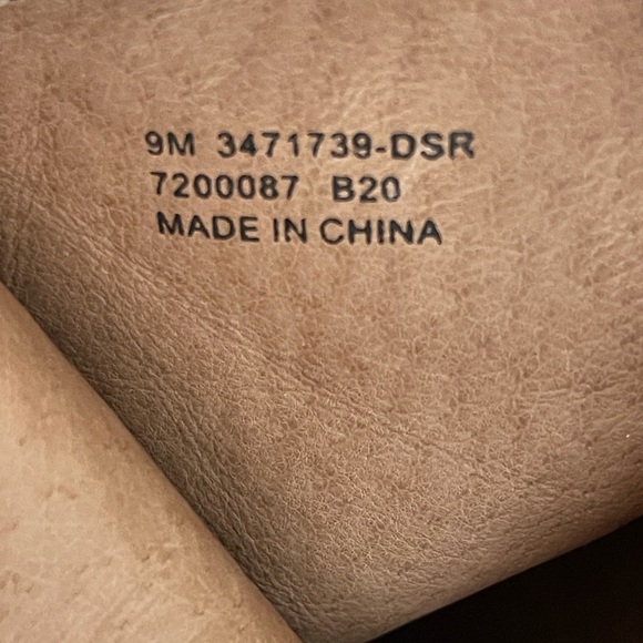 Frye Reina Bootie Suede Tan Taupe 9M 2” Heel Side Zipper - Picture 3 of 7